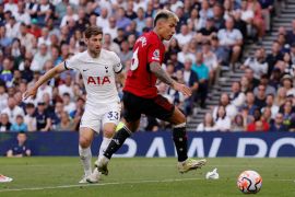 Tottenham Hotspur's Ben Davies scores their second goal
