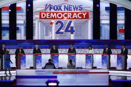 Eight candidates attended the first Republican debate of the 2024 race in Milwaukee, Wisconsin, on August 23 [File: Brian Snyder/Reuters]