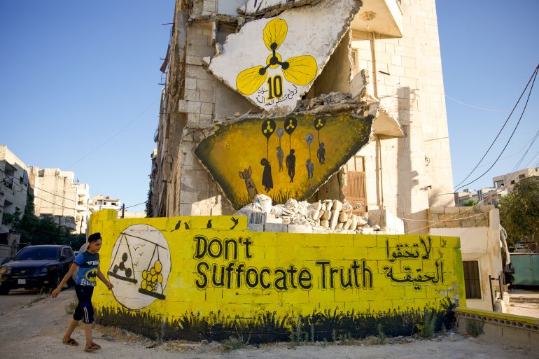 'Do Not suffocate the Truth' campaign