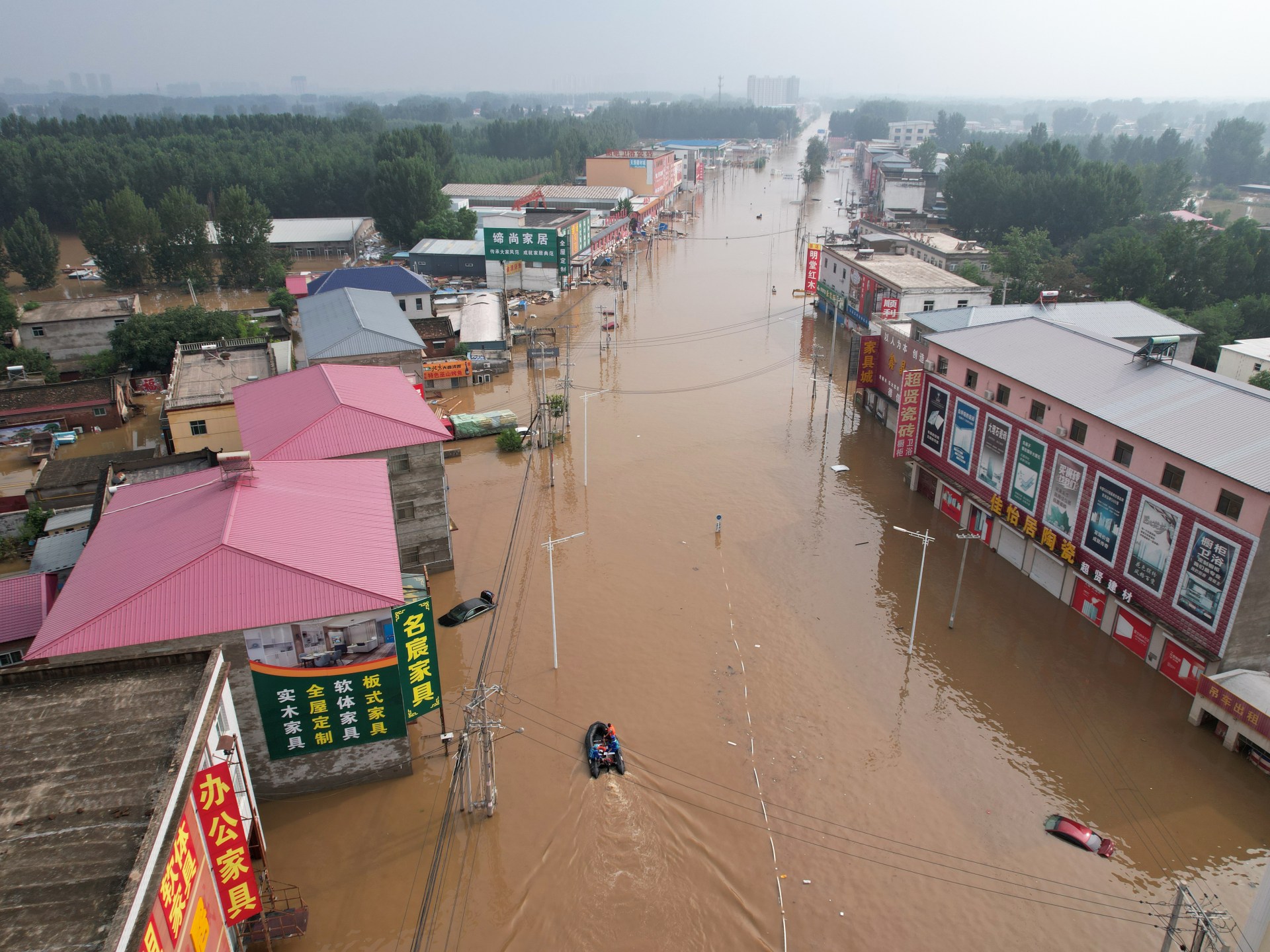 Pembantaian Cina di bawah air setelah curah hujan bersejarah |  Berita Banjir