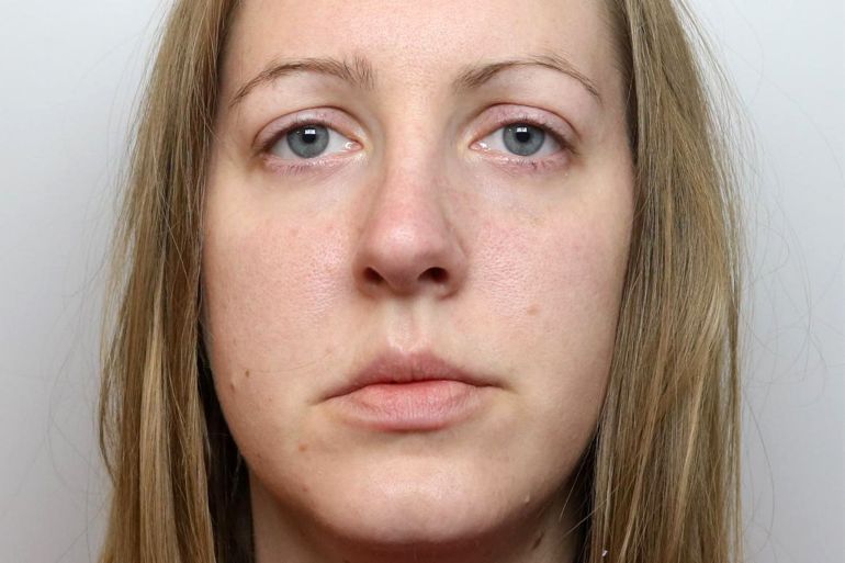 A handout image released by Cheshire Constabulary police force in Manchester on August 17, 2023, shows the November 2020 custody photograph of nurse Lucy Letby.