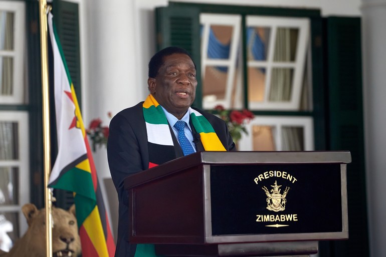 Presidente de Zimbabue, Emmerson Mnangagwa