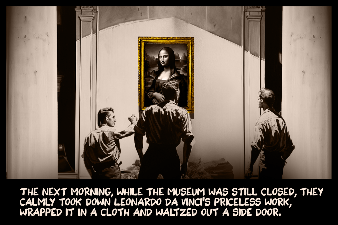 History illustrated: Who stole the Mona Lisa?