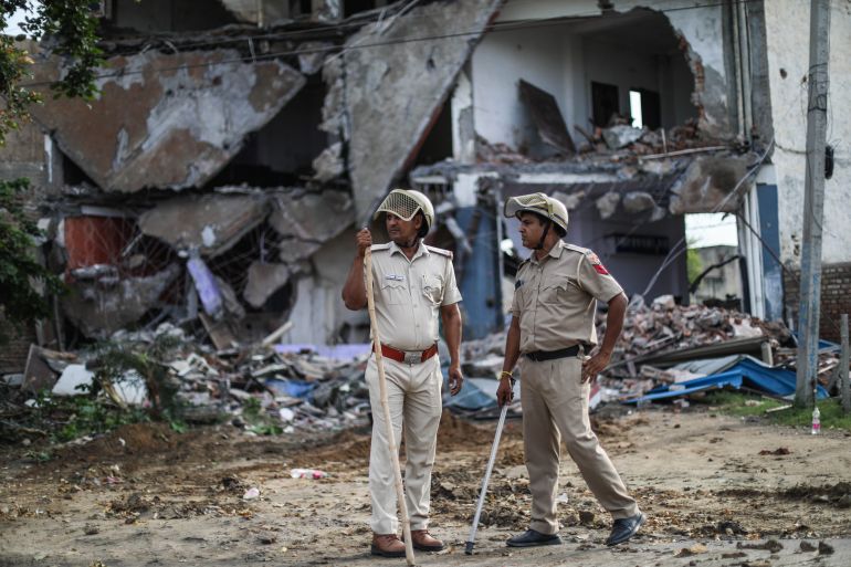 India Haryana demolitions