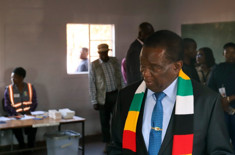 El presidente de Zimbabwe, Mnangagwa, gana su segundo mandato, la oposición rechaza el resultado |  Noticias electorales