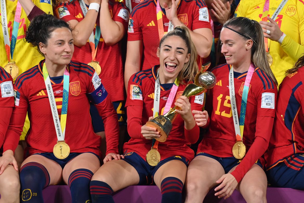 Spain wins its first Women's World Cup title, beating England 1-0 in the final