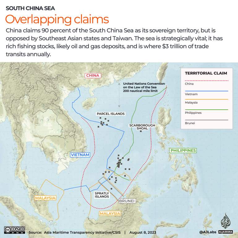 INTERACTIVE_Schadensfälle im Südchinesischen Meer_August 2023