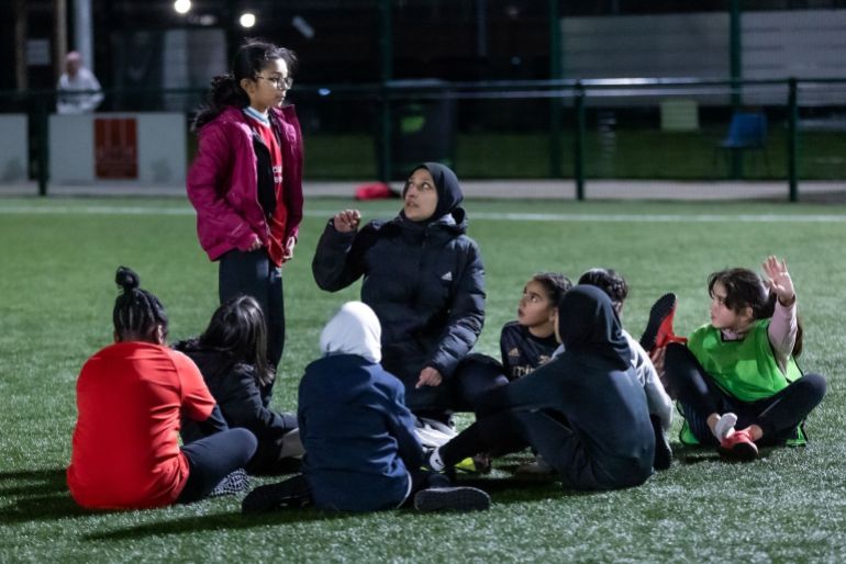 Caption - The Redbridge-based MSA has seen a huge uptick in interest from women and girls from different backgrounds in football following England's European cup win last year.