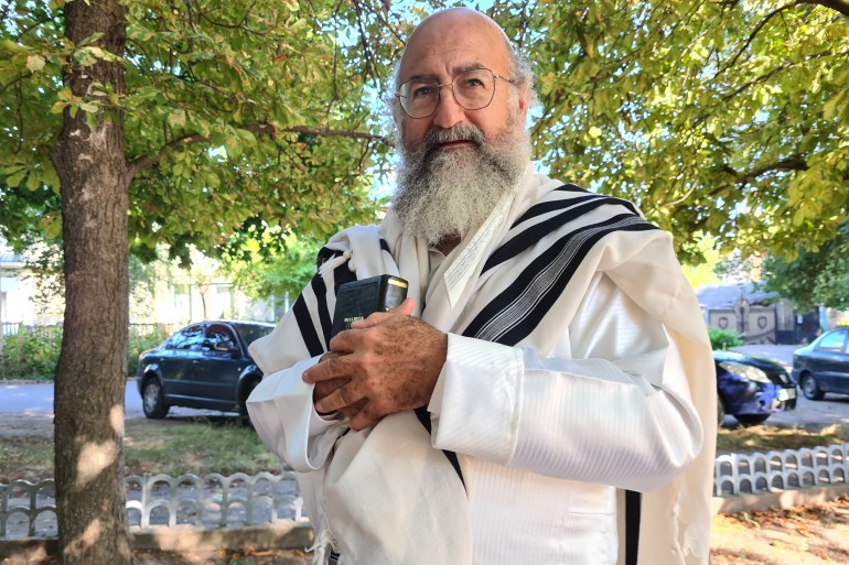 David Meinhart è arrivato a Uman da Gerusalemme nonostante la guerra in corso