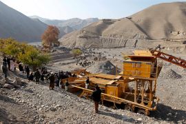 View of the gold mine site in Nor Aaba in Takhar province on November 26, 2010 [File: Reuters/Omar Sobhani]