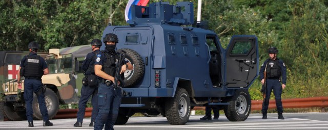 One police officer killed in Kosovo attack blamed on Serbia