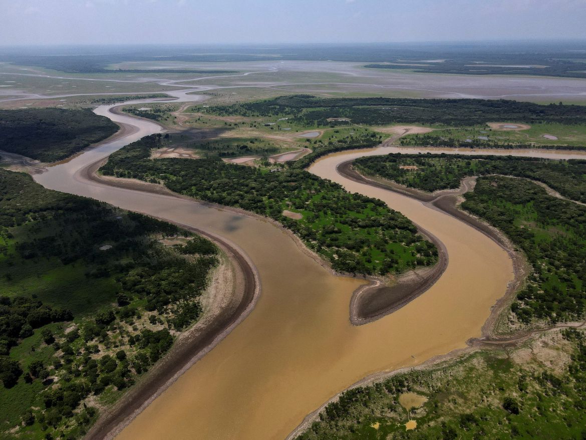 A view of the Piranha lake in Manacapuru, state of Amazonas, Brazil,