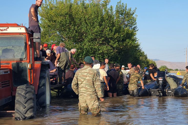 Security forces help save lives during flood