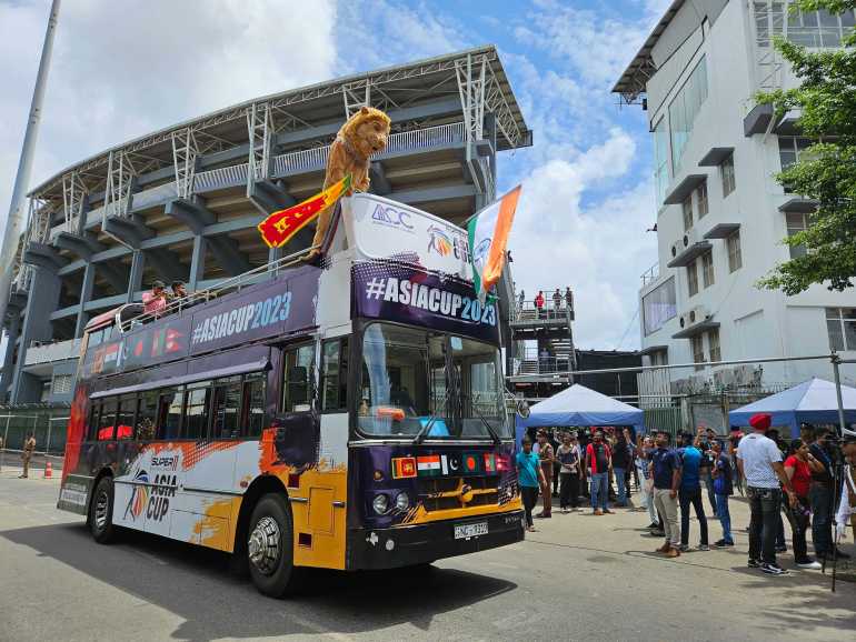 asia cup final bus