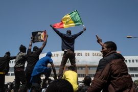 Senegalese protest