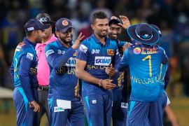 Dasun Shanaka will lead Sri Lanka at the ICC Cricket World Cup in India [Eranga Jayawardena/AP Photo]