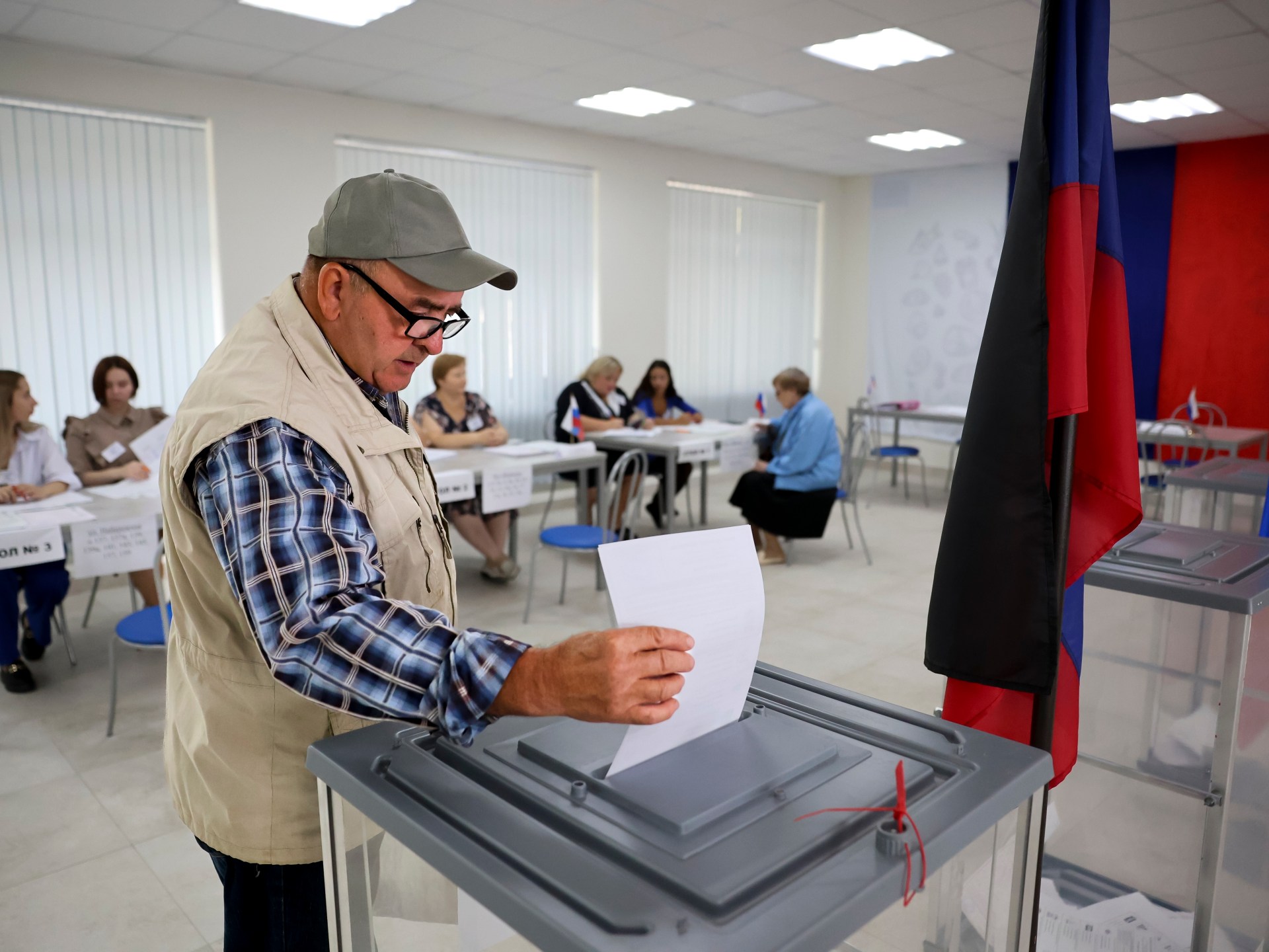 El partido de Putin gana controvertidas elecciones en las regiones anexadas a Ucrania: informes |  Noticias de la guerra ruso-ucraniana.