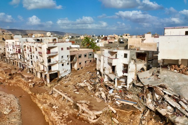 Язовирите в ударената от буря Дерна в източна Либия не