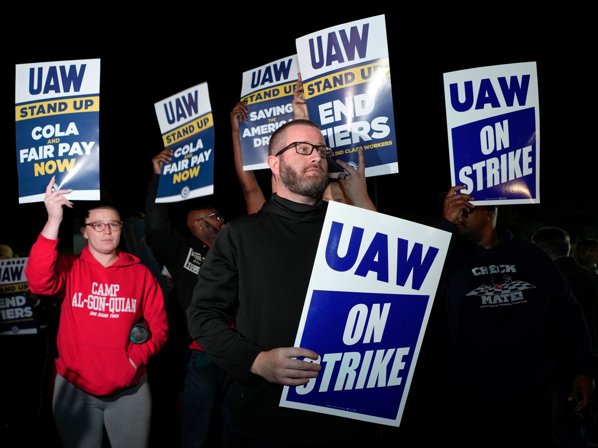 US autoworkers launch historic strike at GM, Ford and Stellantis plants