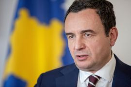 Kosovo Prime Minister Albin Kurti welcomed a NATO decision to bolster its troops, saying last weekend&#39;s shootout illustrates Serbia&#39;s attempts to destabilise its former province [Visar Kryeziu/AP]