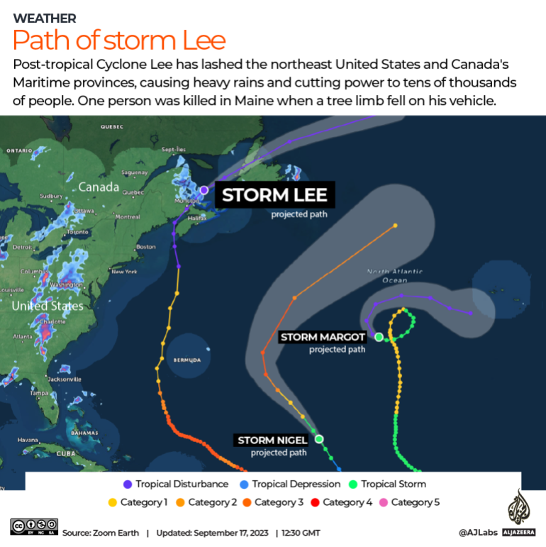 INTERACTIVE Path of storm lee-1694955945