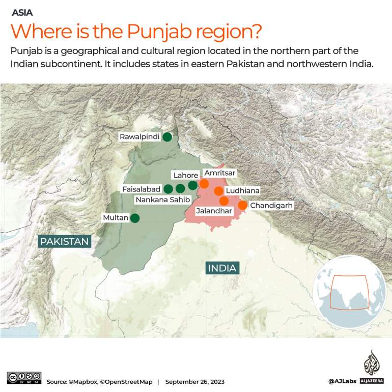 INTERACTIVE -Where is the Punjab region