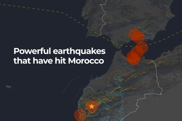Мощни земетресения, които удариха Мароко