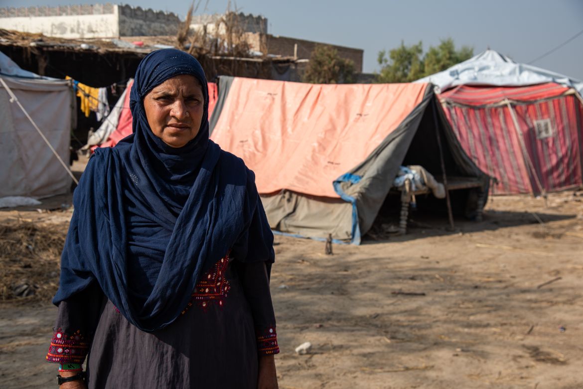 "Before the floods, I could afford to buy whatever I wanted for my little girls — henna, shoes and clothes. But now, I can't get them anything. I don't know when things will return to normal. Even when they do, it’s only a matter of time before we face adversity again,” shared Abida, a single mother of five children.