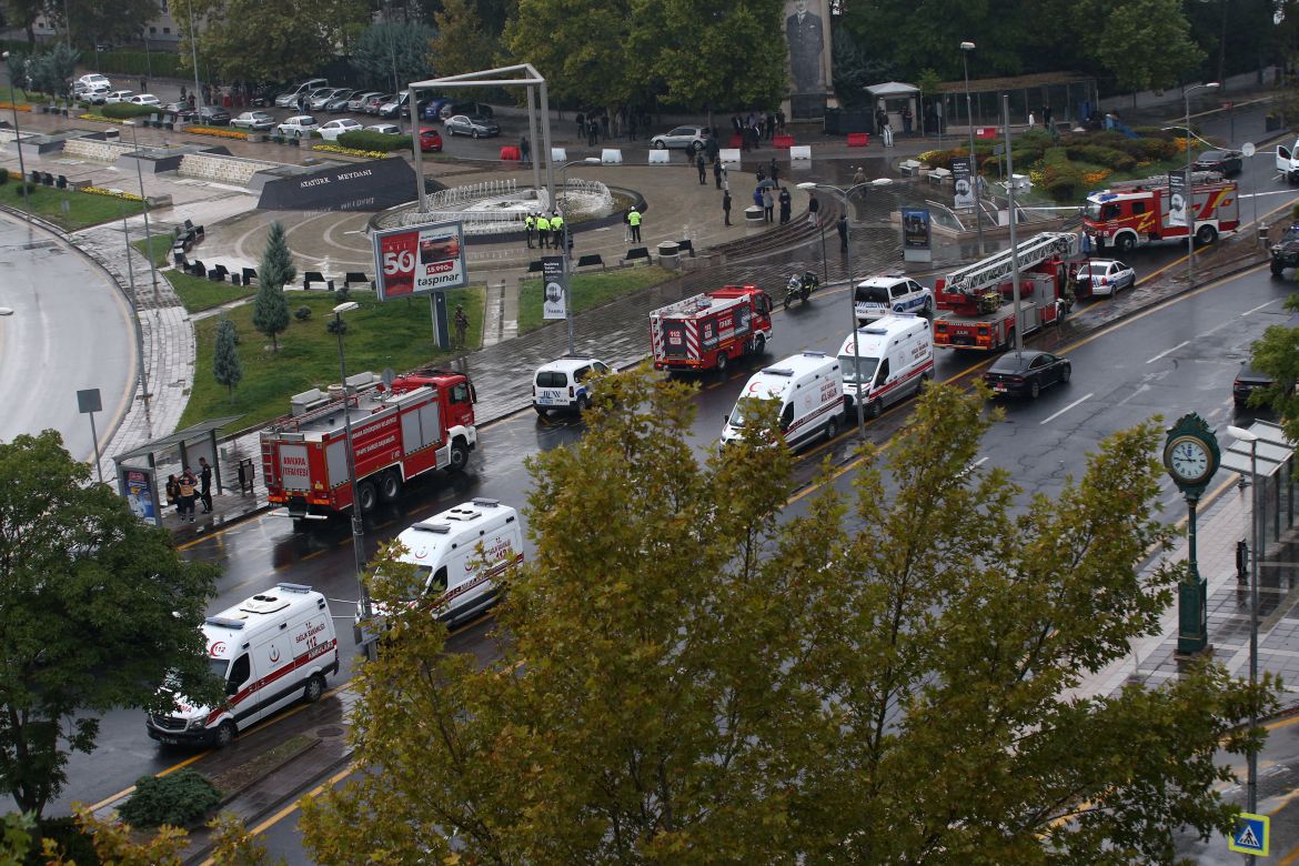 Turkish capital Ankara hit by suicide blast