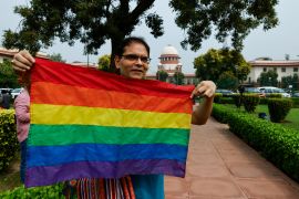 India&#39;s top court has declined a petition to overturn the law banning same-sex unions [File: Anushree Fadnavis/Reuters]