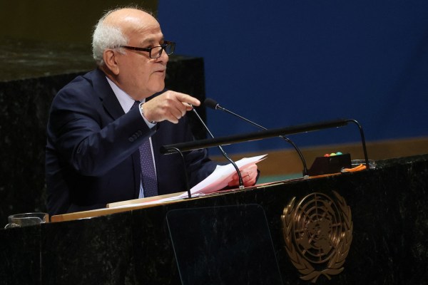 Палестинският пратеник в ООН призова държавите членки да гласуват за прекратяване