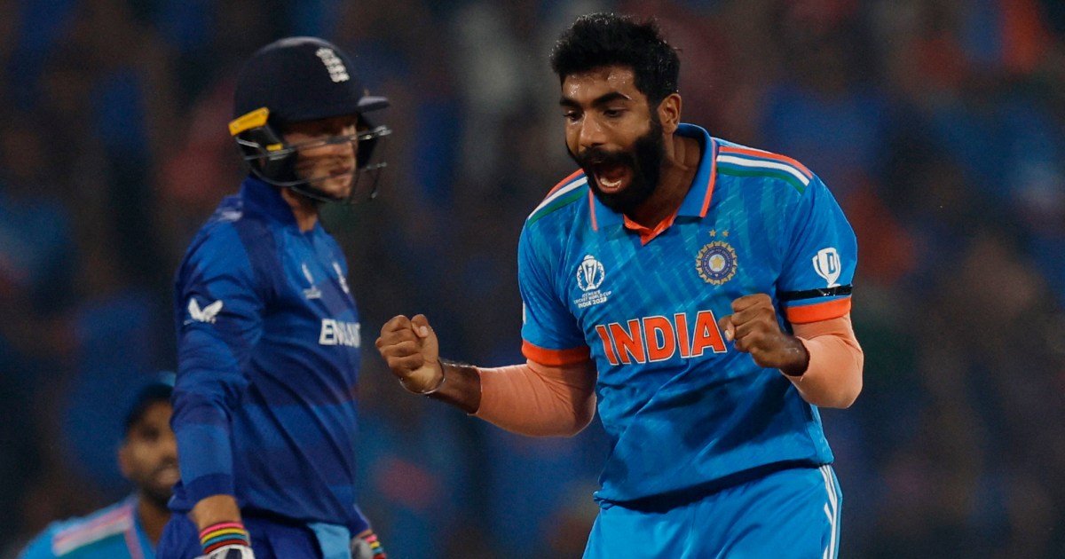 India maintains perfect record at Cricket World Cup with defeat of England