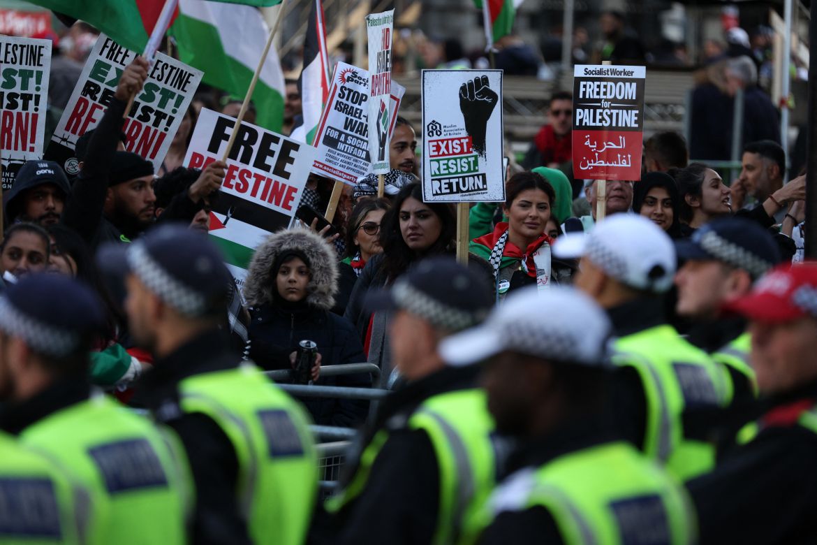 BRITAIN-PALESTINIAN-CONFLICT-ISRAEL-DEMONSTRATION