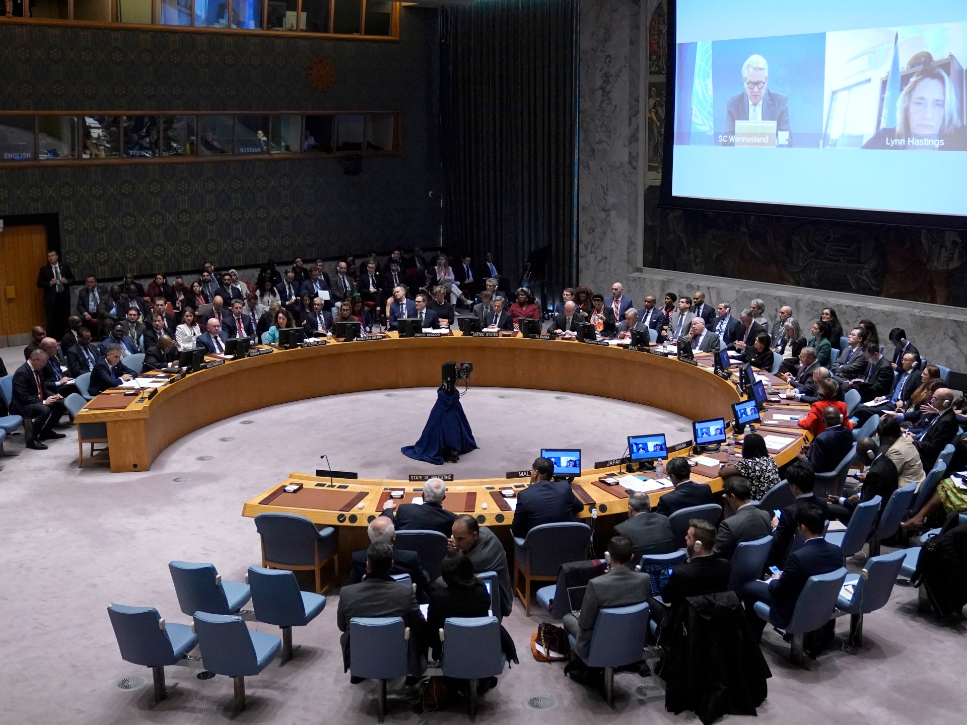 US resists ceasefire call in UN Security Council debate on Israel-Gaza war | Israel-Palestine conflict News