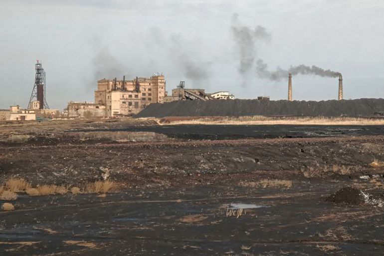 A view of the Kostyenko coal mine, in Karaganda, Kazakhstan (Stringer, AFP)