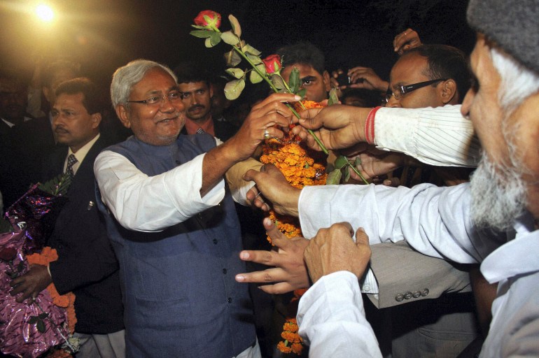 Ministro-chefe do estado de Bihar, Nitish Kumar