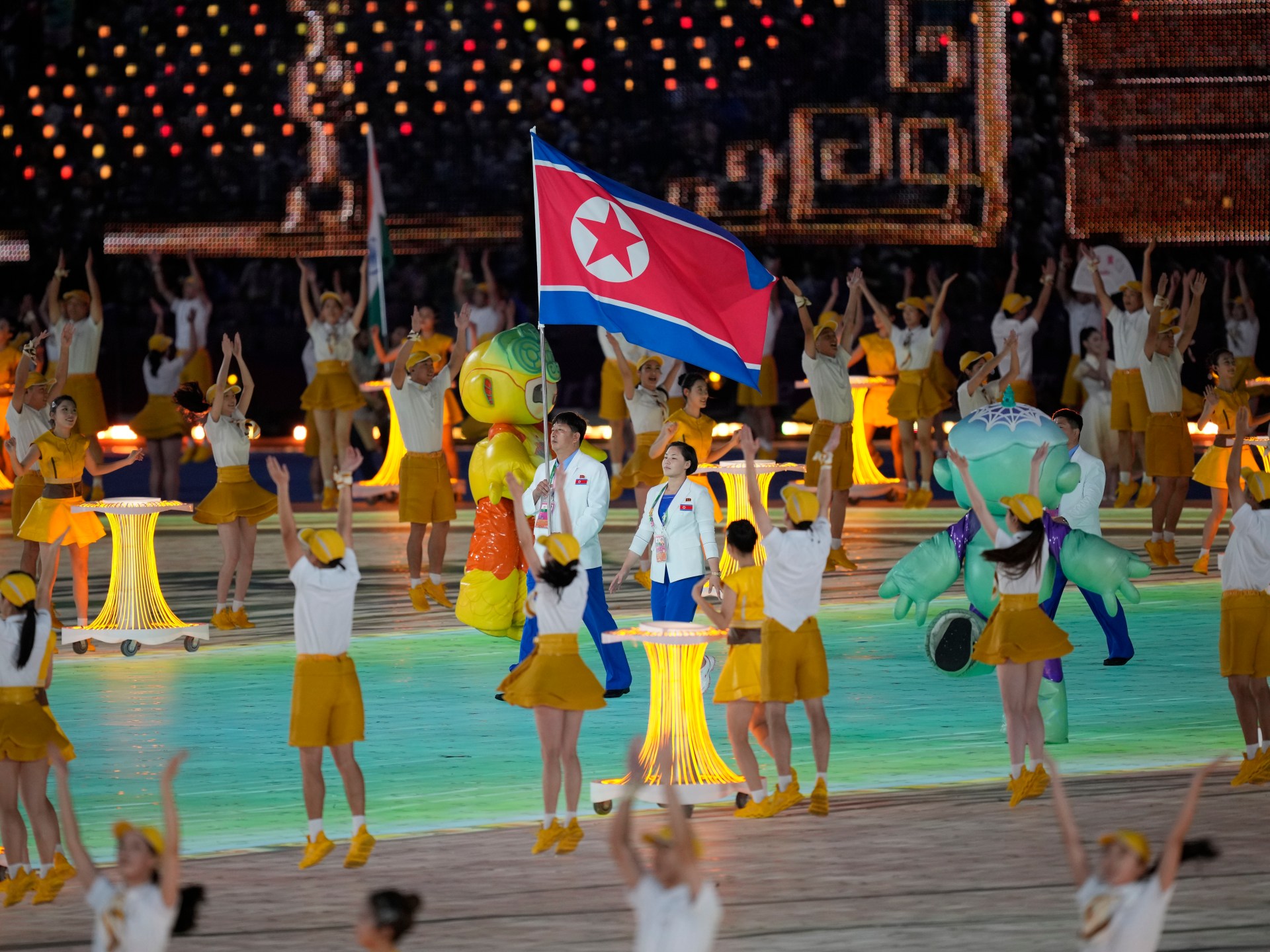 WADA, 아시안 게임에서 북한 성조기 게양식에 따른 '결과' 경고 |  정치 뉴스