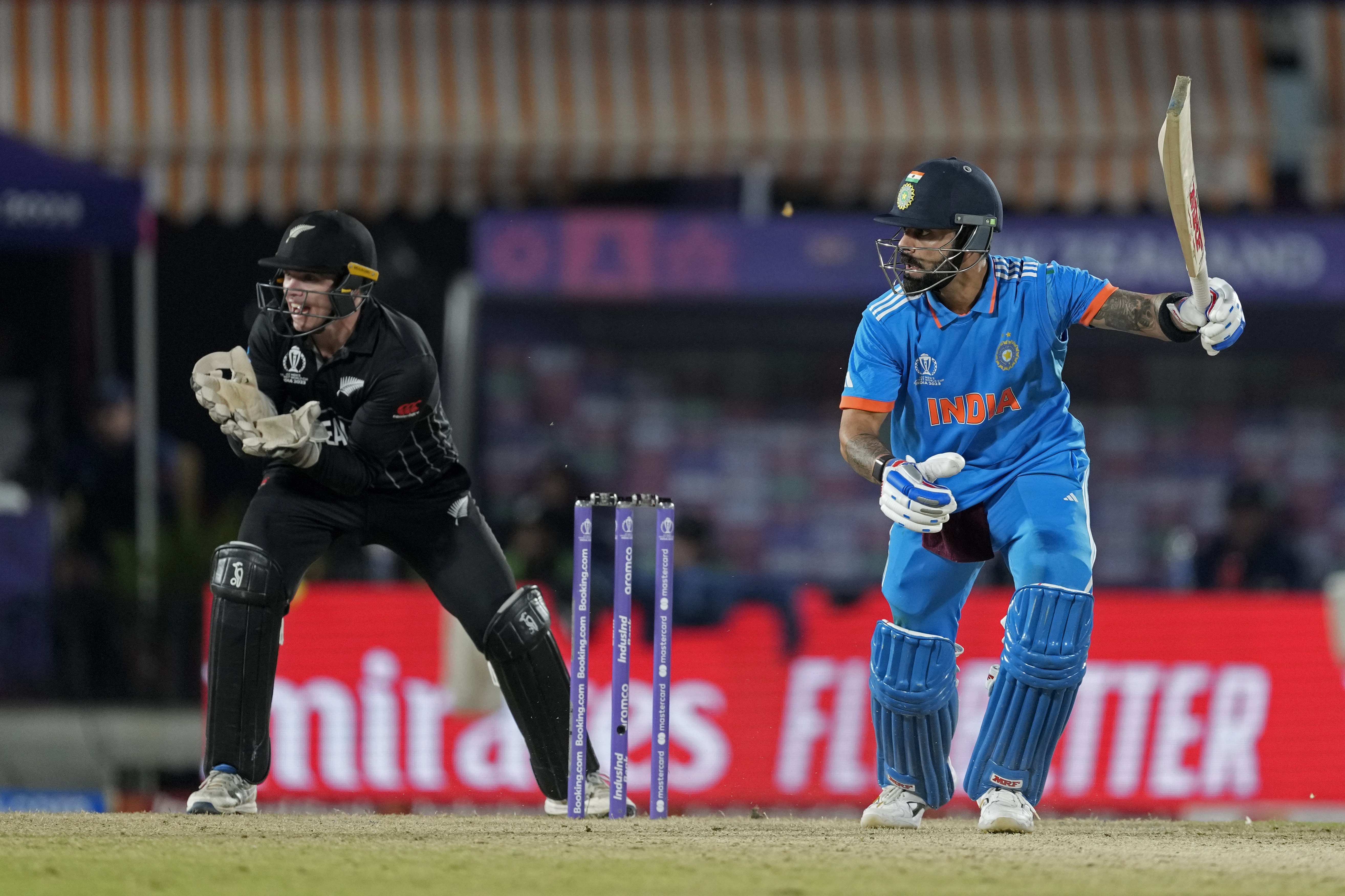 India stays unbeaten as Kohli shines in victory over New Zealand at Cricket World Cup | ICC Cricket World Cup replace