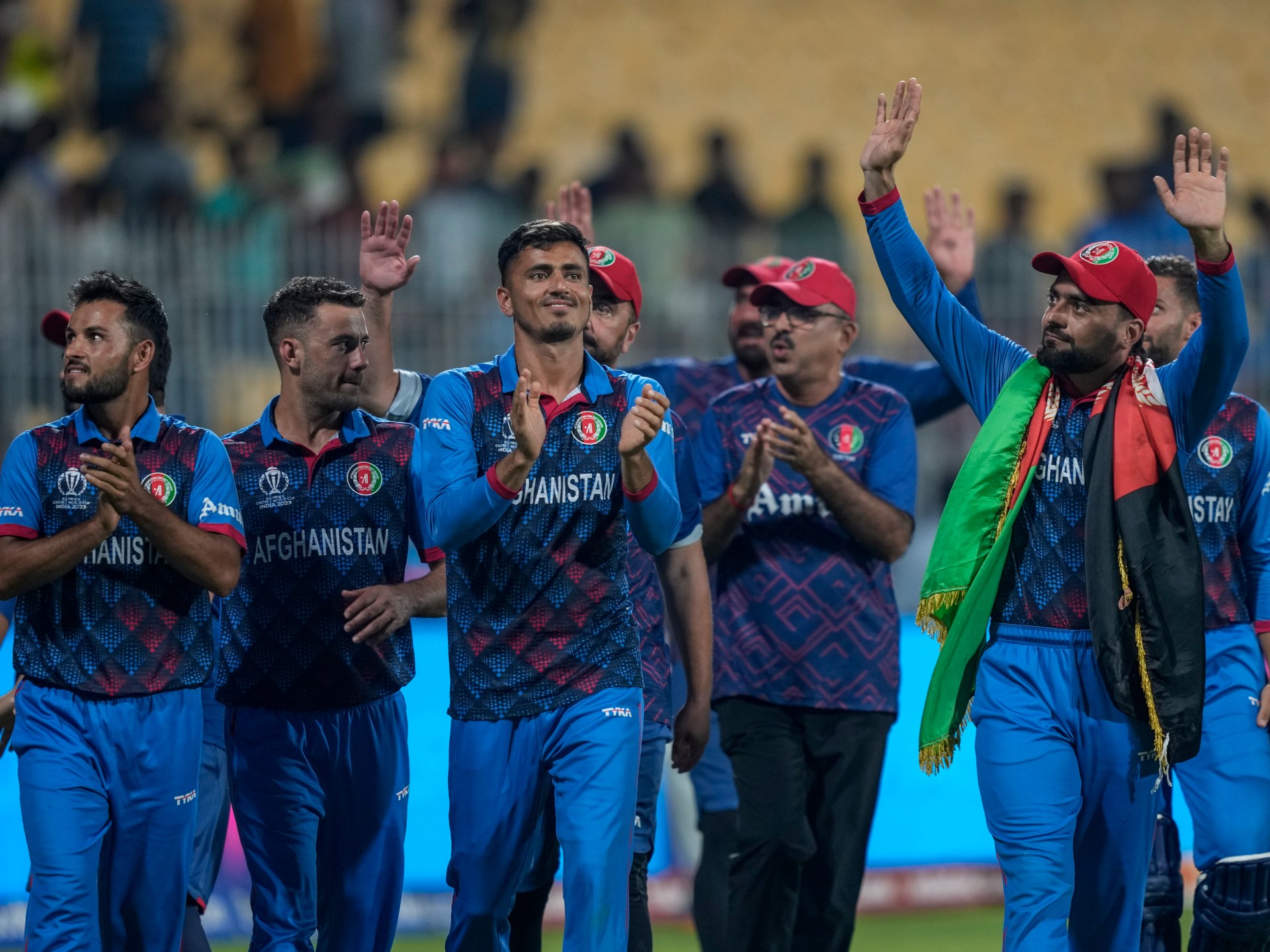 Rare public joy in Kabul after Afghanistan’s World Cup win over Pakistan | ICC Cricket World Cup News