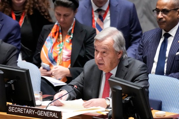 Ръководителят на ООН Антонио Гутериш поднови искането си за прекратяване