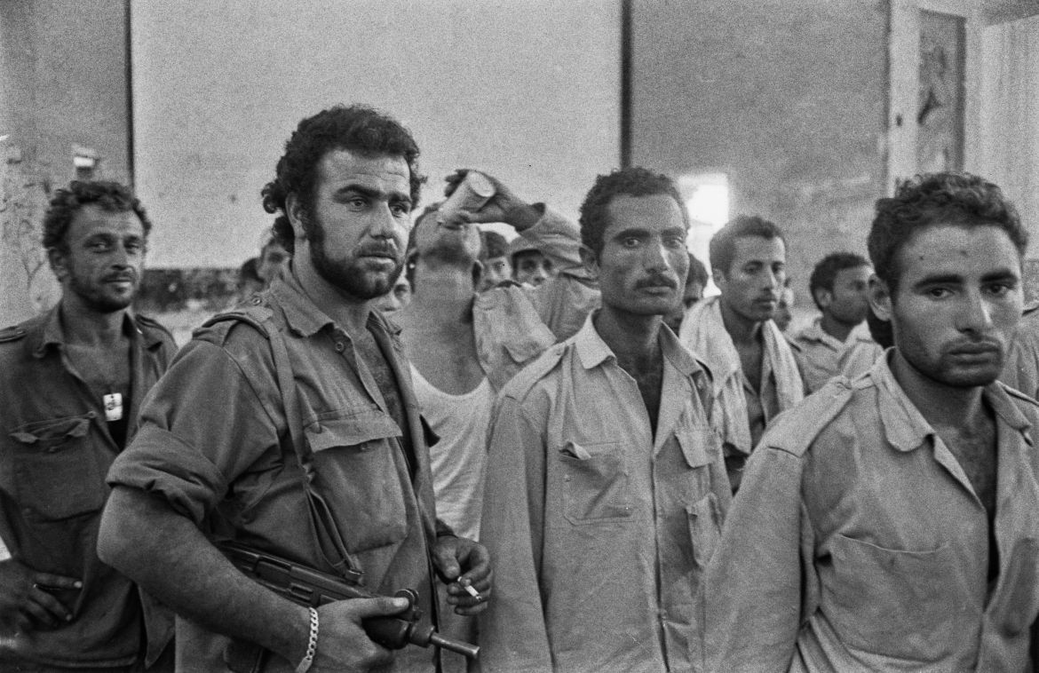 Prisoners during the Yom Kippur War (October War or 1973 Arab-Israeli War) around the Sinai Peninsula and Golan Heights