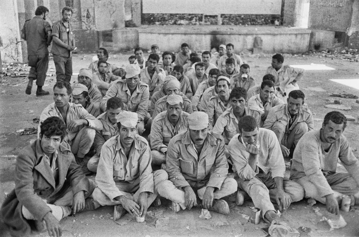 Prisoners during the Yom Kippur War (October War or 1973 Arab-Israeli War) around the Sinai Peninsula and Golan Heights