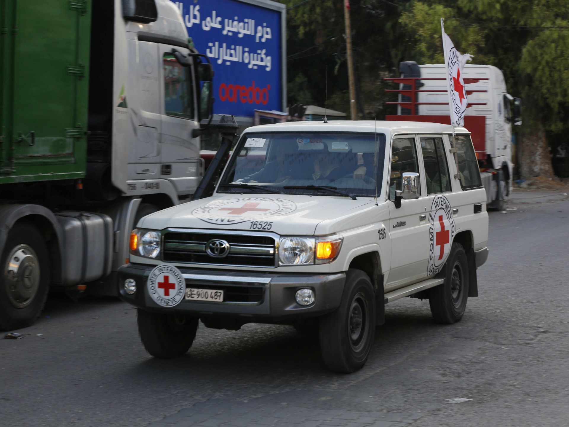 Red Cross ‘deeply troubled’ as aid convoy attacked in Gaza City
