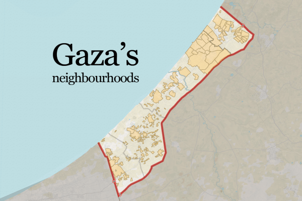 Ивицата Газа претърпя широко разпространено разрушение тъй като израелските военни