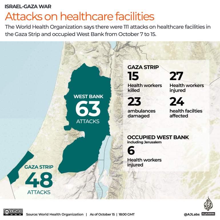Interattivo_Attacchi alle strutture sanitarie_GAZA_ISRAEL_16 ottobre_2023