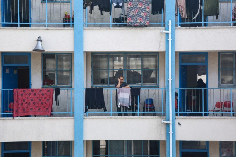 At least 73,000 Palestinians have taken refuge in 64 UNRWA schools