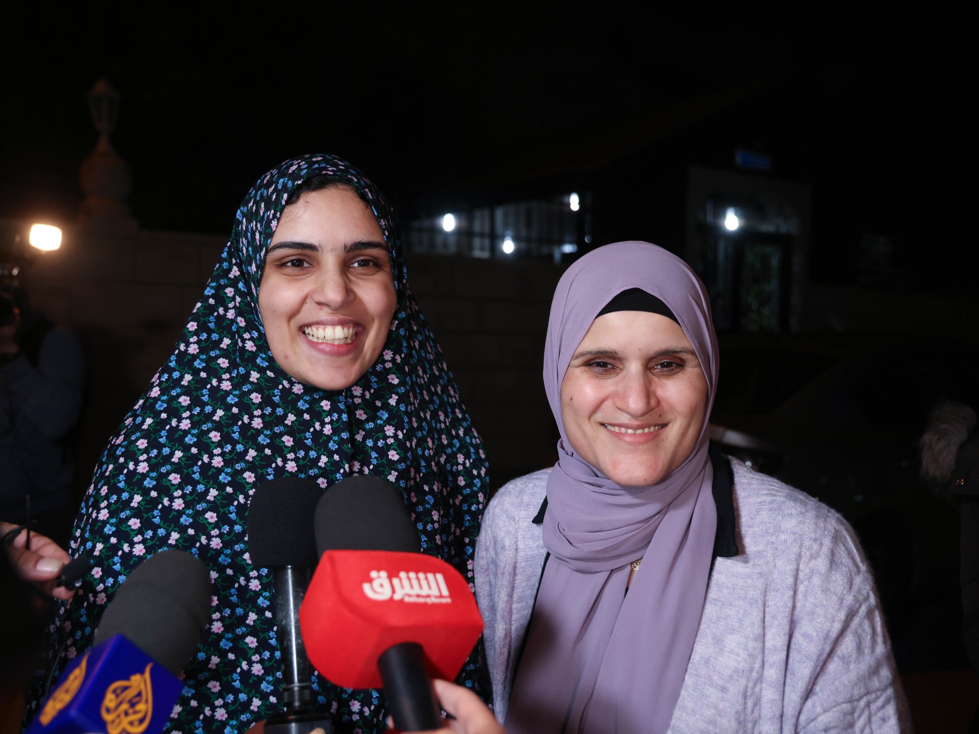 Household celebrates return of launched Palestinian prisoner Marah Baker |  Israeli-Palestinian Battle Information