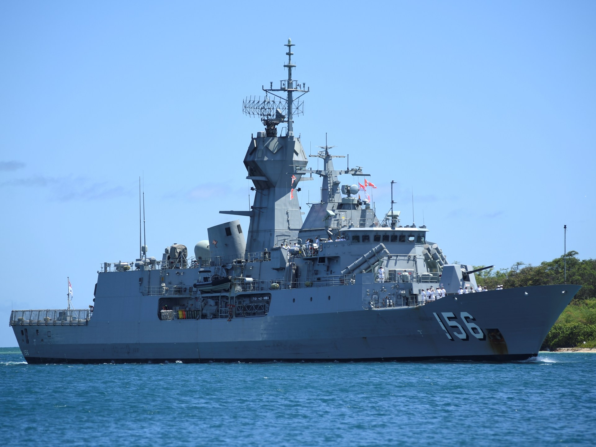 China warns against ‘provocation’ as Australian warship sails Taiwan Strait
