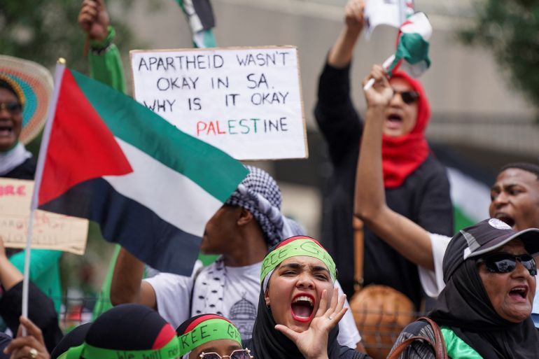 Pro-Palestinian protests in South Africa