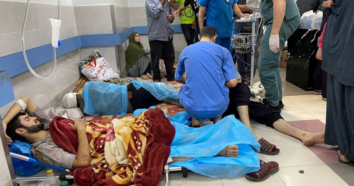 가자지구의 알 시파 병원 대피 중 패닉 상태, 이스라엘군은 대피 명령 거부 |  이스라엘-팔레스타인 분쟁 소식